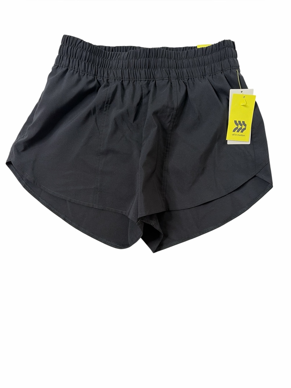 NWT All in Motion Black Mid Rise Run Short Size Small